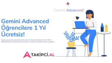 gemini advanced öğrencilere 1 yıl ücretsiz